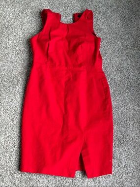 Red dress